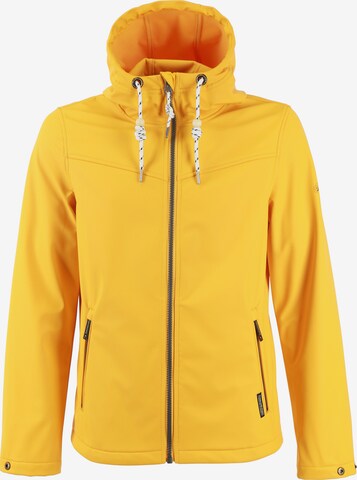 Schmuddelwedda Between-Season Jacket in Yellow: front
