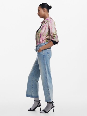 Wide Leg Jean Desigual en bleu