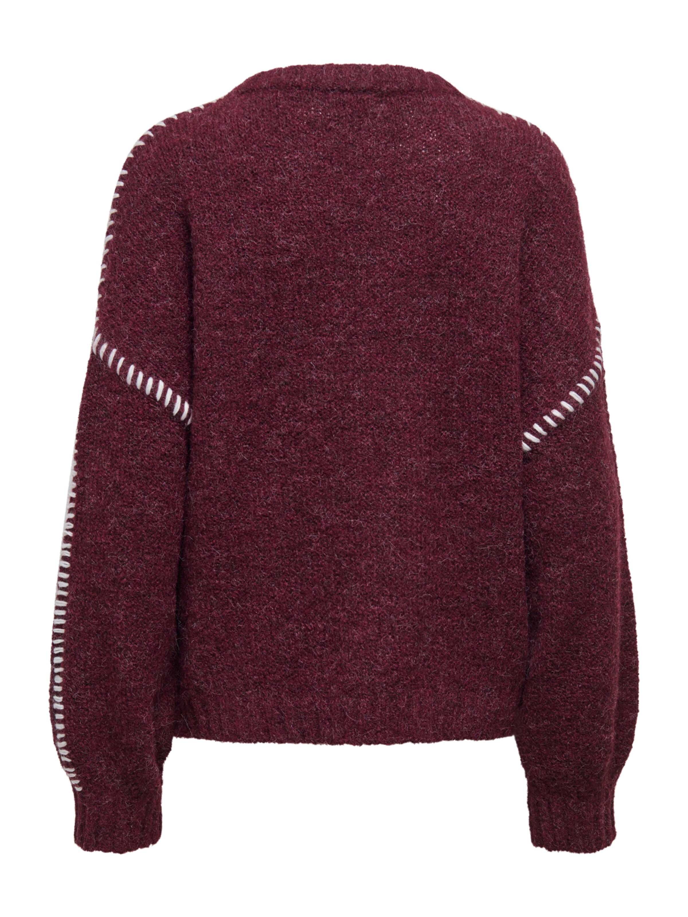 JDY Sweater 'ZOEY' in Brown