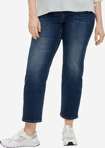 QS Regular Jeans in Blau