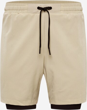 Regular Pantalon de sport Superdry en beige : devant