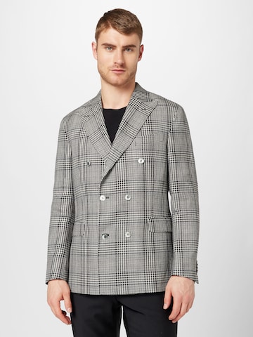 Coupe regular Veste de costume 'Farris' Oscar Jacobson en gris : devant