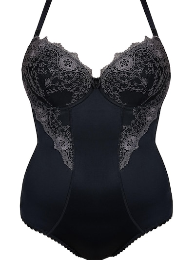 Gorsenia Body '184 Livia' in schwarz, Produktansicht