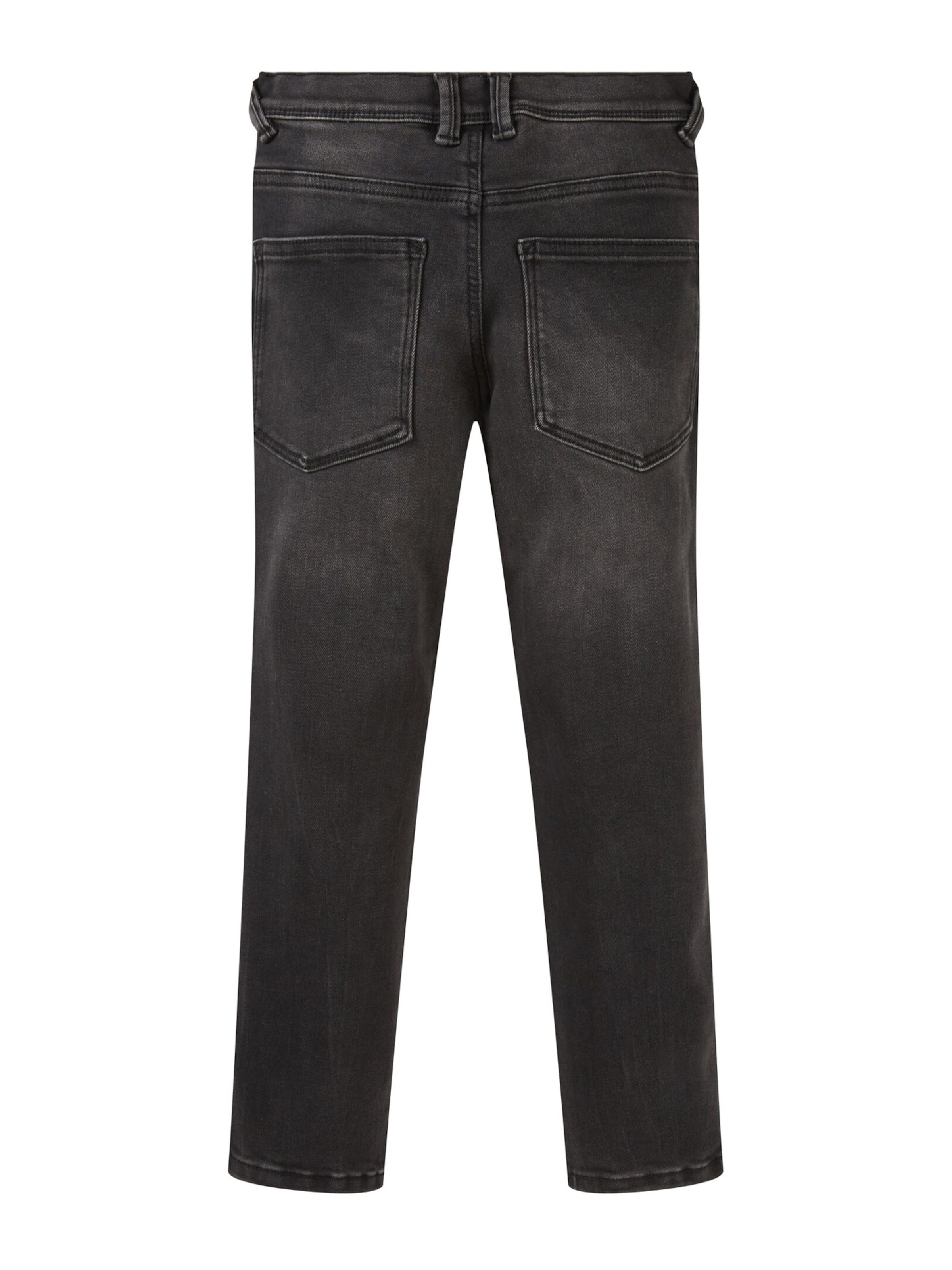 melns TOM TAILOR Standarta Džinsi 'Matt'