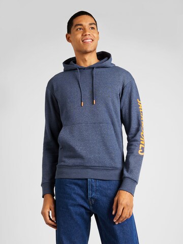 Felpa di JACK & JONES in blu: frontale