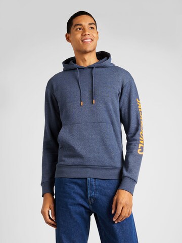 JACK & JONES - Sudadera 'RUNNER' en azul: frente