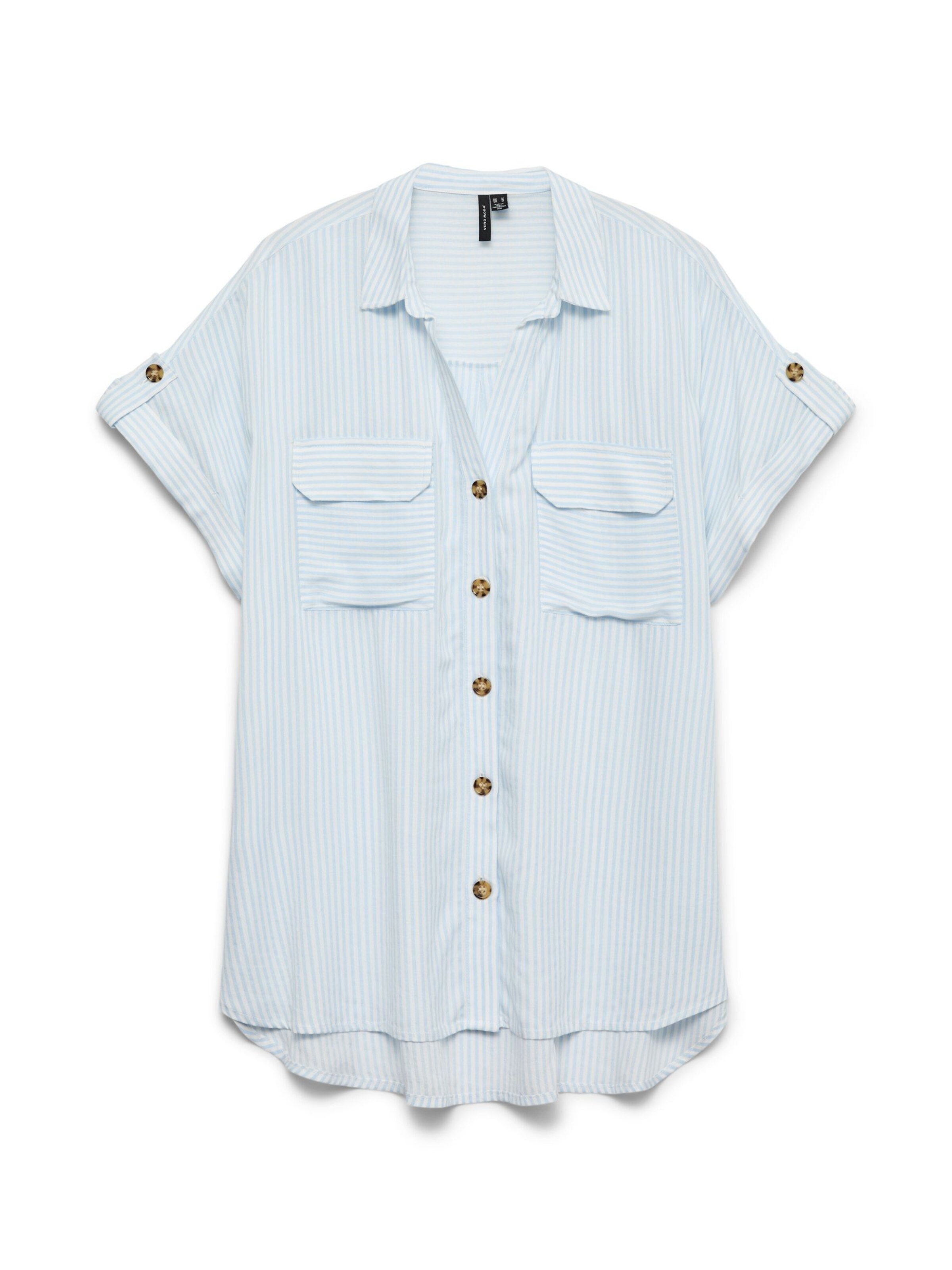 VERO MODA Blouse 'VMBumpy' in White: front