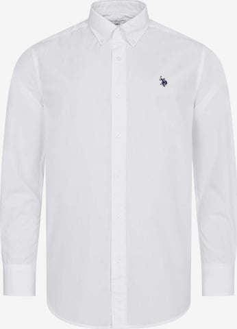 U.S. POLO ASSN. Hemd in Weiß: Vorderseite
