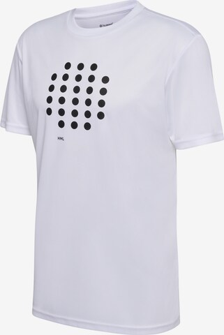 T-Shirt fonctionnel 'Court' Hummel en blanc