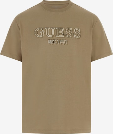 GUESS T-Shirt in Beige: Vorderseite