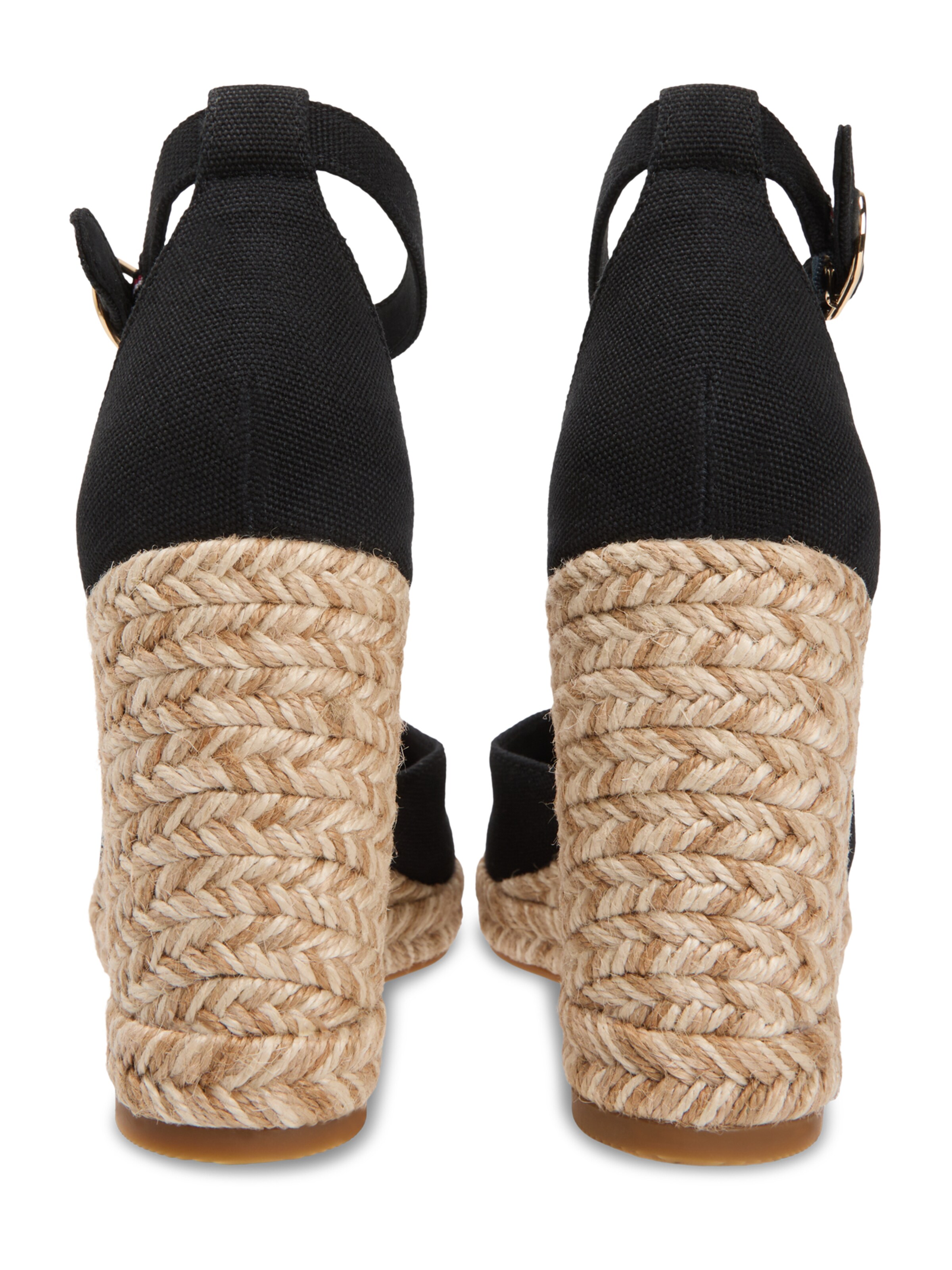 TOMMY HILFIGER - Sapatos abertos atrás em preto