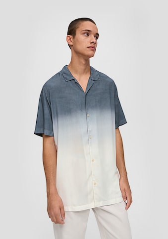 Coupe regular Chemise QS en gris : devant