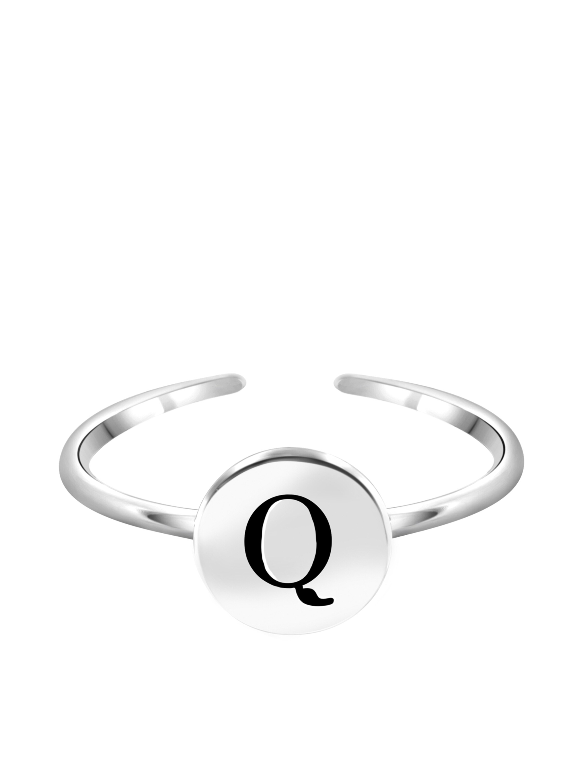 Lucardi Ring in Silver: front