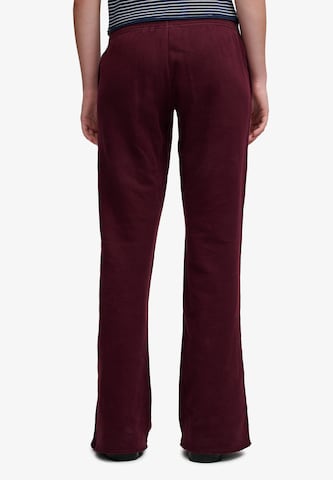 Superdry & Co Flared Broek in Rood