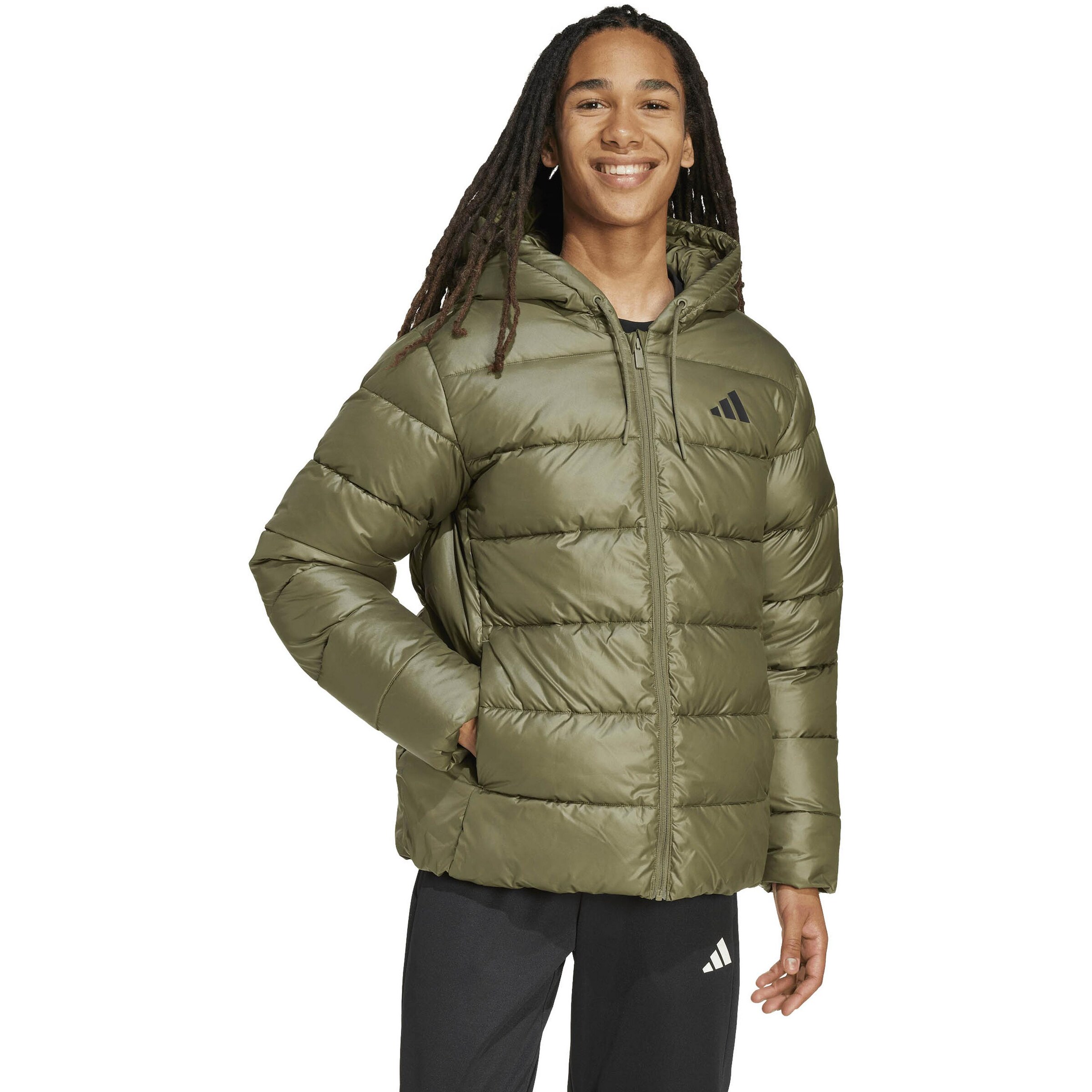 ADIDAS PERFORMANCE Спортивная куртка 'Essential' в Зеленый: спереди