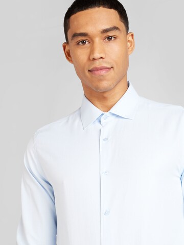 BURTON MENSWEAR LONDON Regular fit Button Up Shirt in Blue