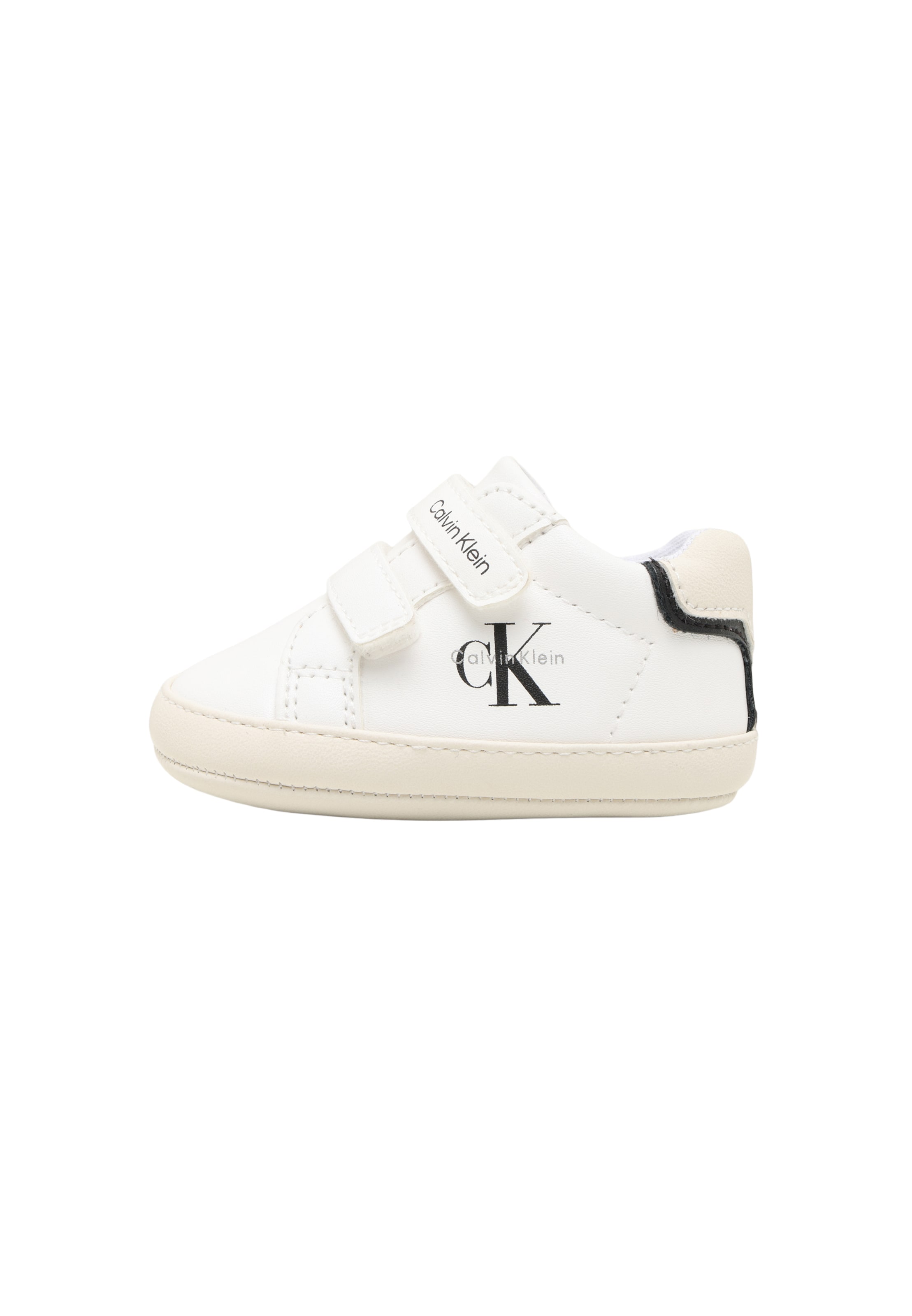 Calvin Klein Jeans Кроссовки 'JEAN' в размере 17-17,5 в Кремовый / Серый / Черный / Белый, Обзор товара
