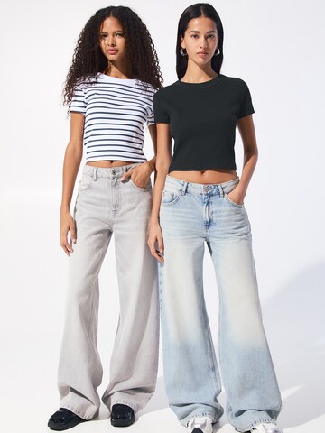 Pull&Bear Tričko – modrá: přední strana