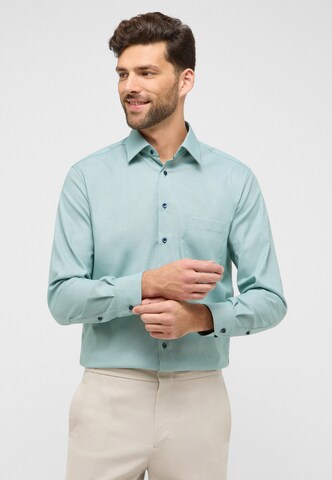 ETERNA Regular fit Business Shirt in Green: front