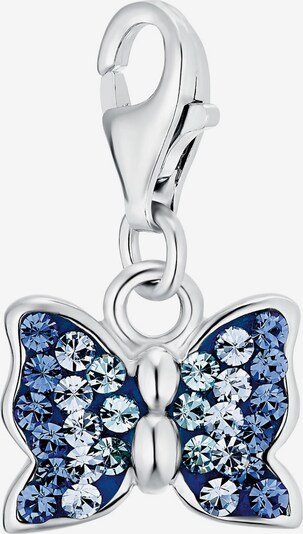 AMOR Anhänger 'Schmetterling' in blau / silber, Produktansicht