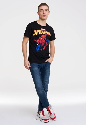 LOGOSHIRT Shirt 'Spiderman' in Gemengde kleuren