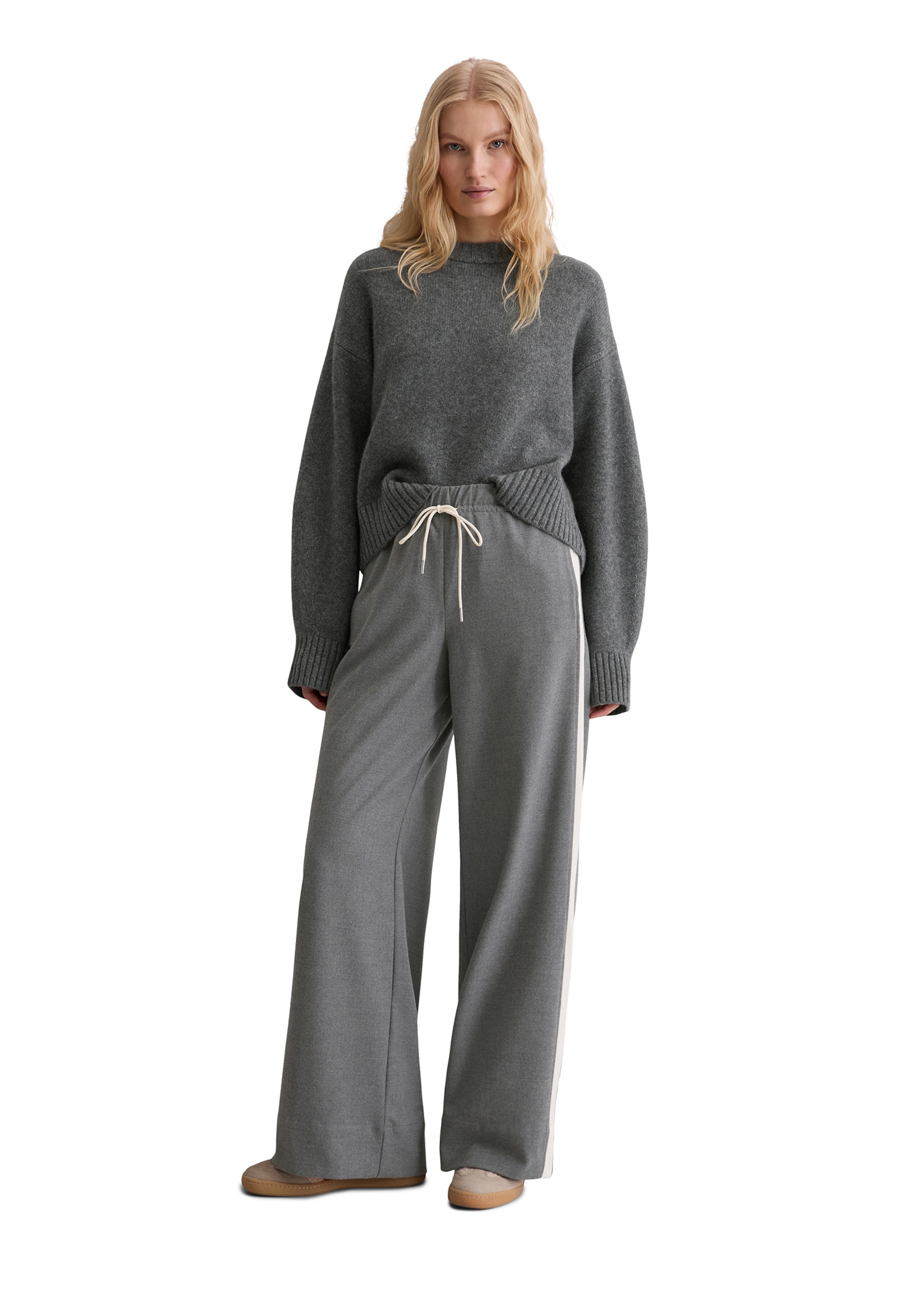 Marc O'Polo Loosefit Broek in Grijs