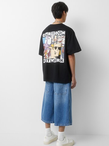 Pull&Bear T-Shirt in Schwarz