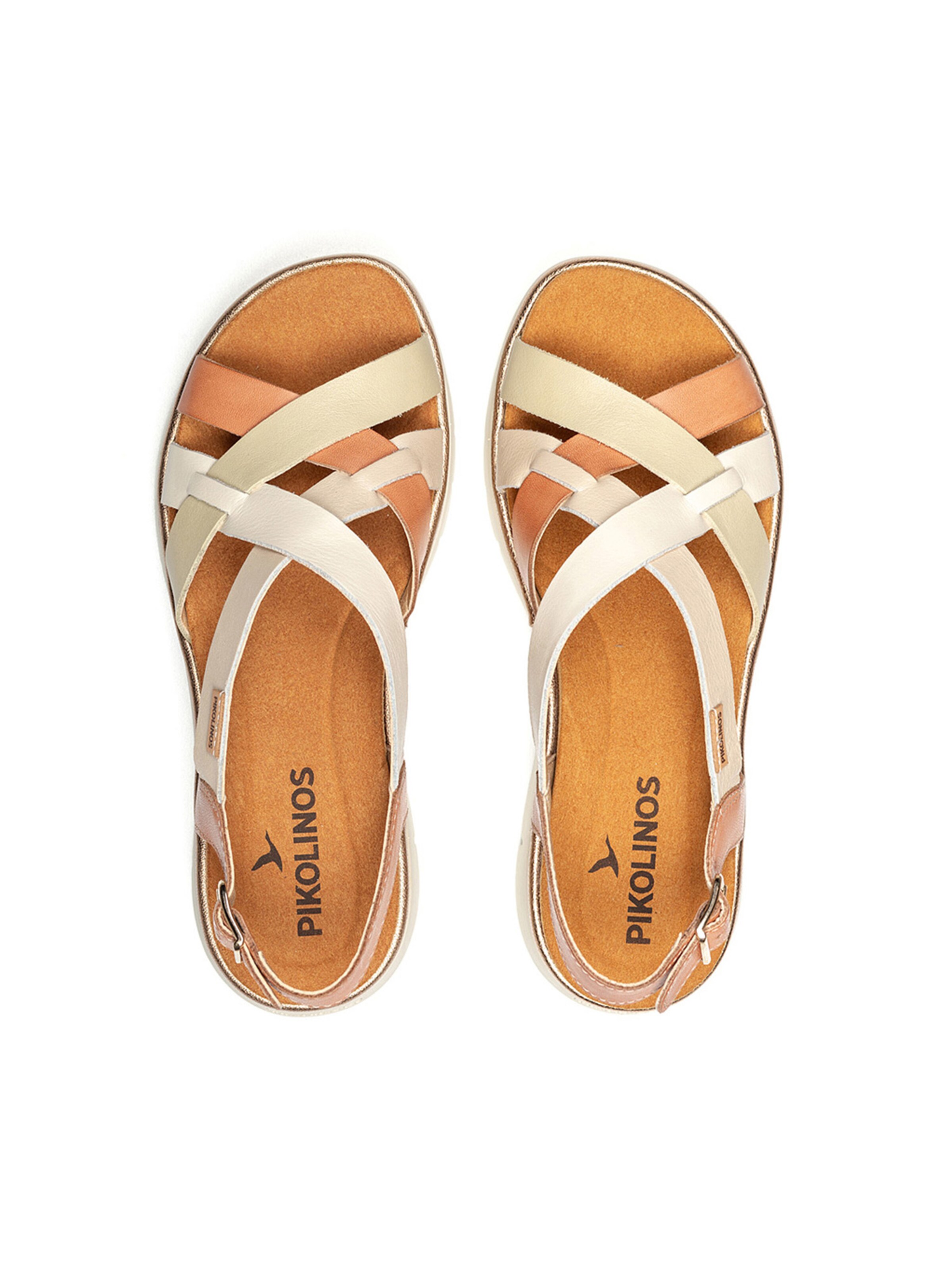 PIKOLINOS - Sandália 'Palma' em laranja