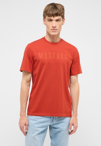 MUSTANG Shirt 'Austin' in Rot: Vorderseite