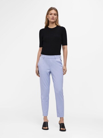 OBJECT Slimfit Bundfaltenhose 'LISA' in Blau