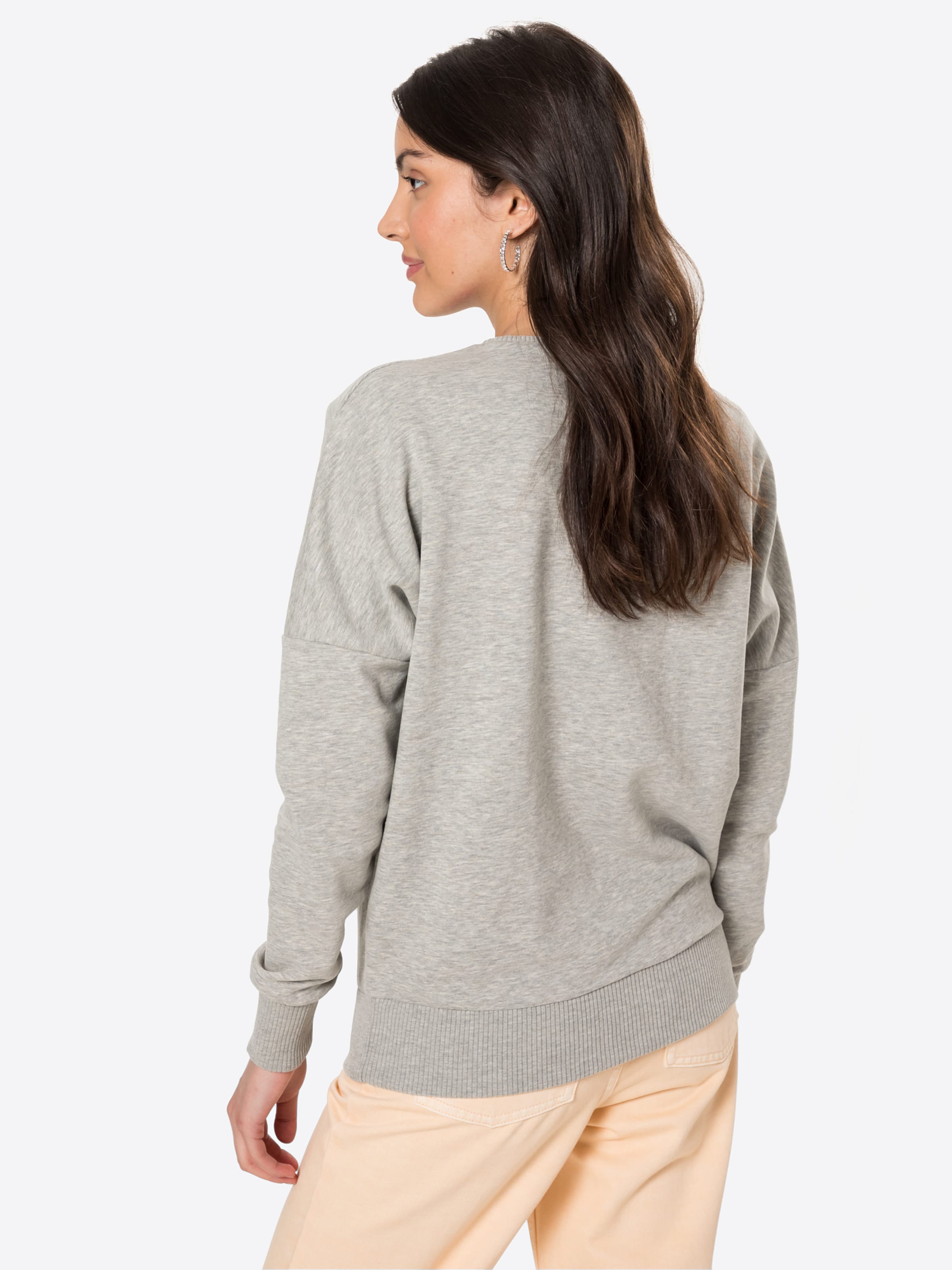 Frauen Sweat Fli Papigu Sweatshirt in Graumeliert - LE76301 Frauen Sweat Fli Papigu Sweatshirt in Graumeliert - LE76301