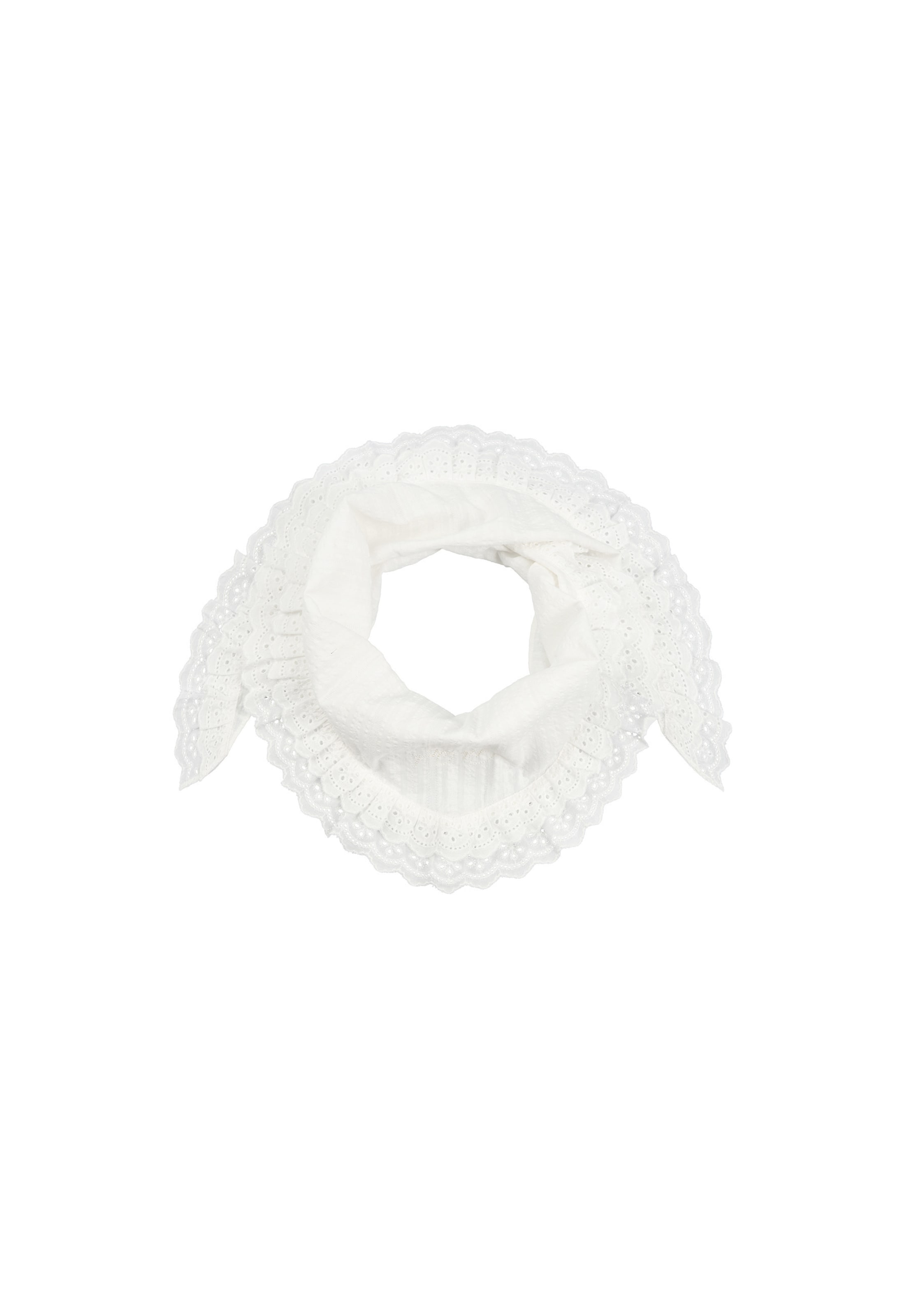 Foulard 'Elvie' di OH APRIL in bianco: frontale