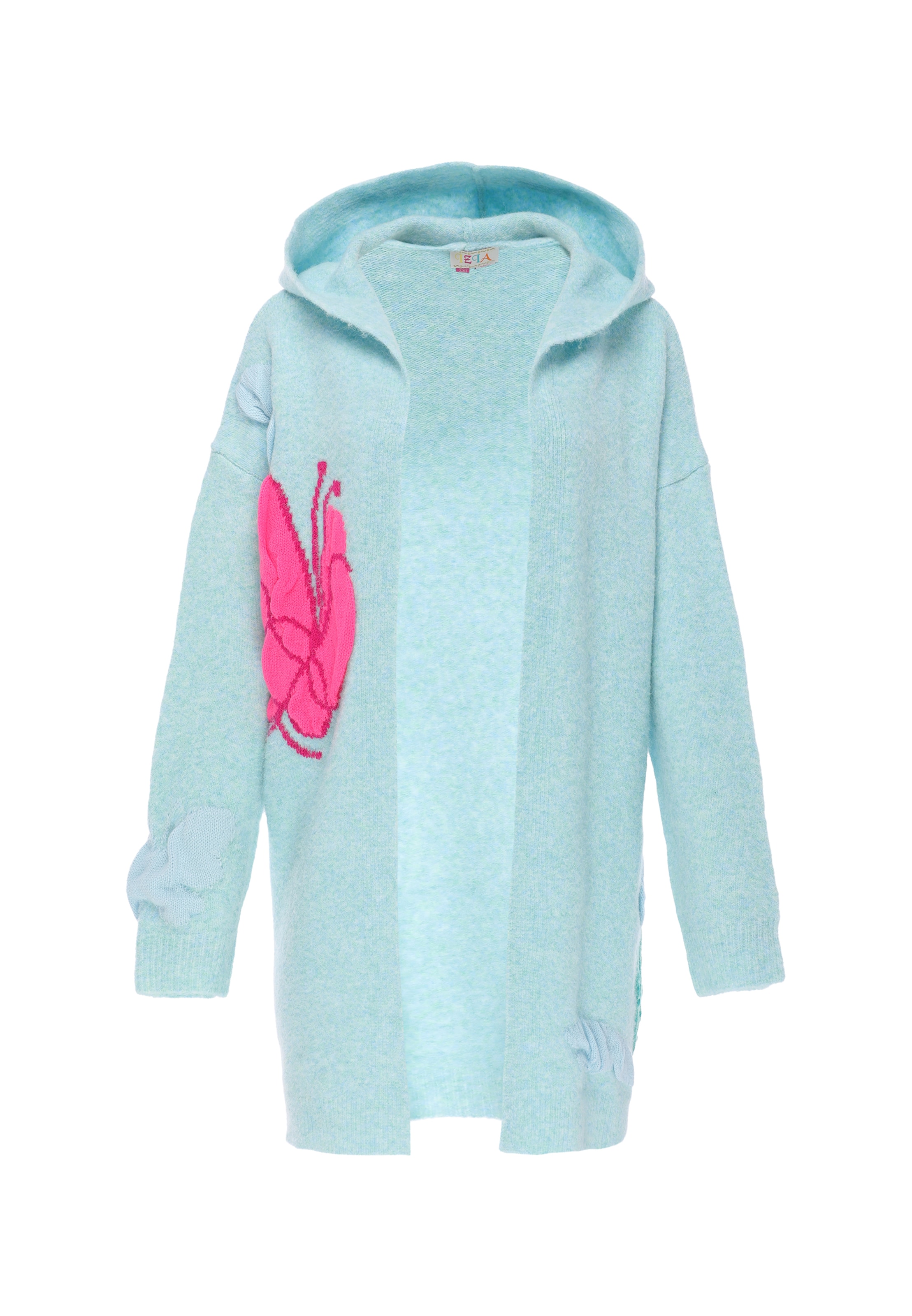 IZIA Strickjacke in Blau: Vorderseite