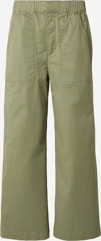 GAP Wide Leg Housut värissä vihreä: etupuoli