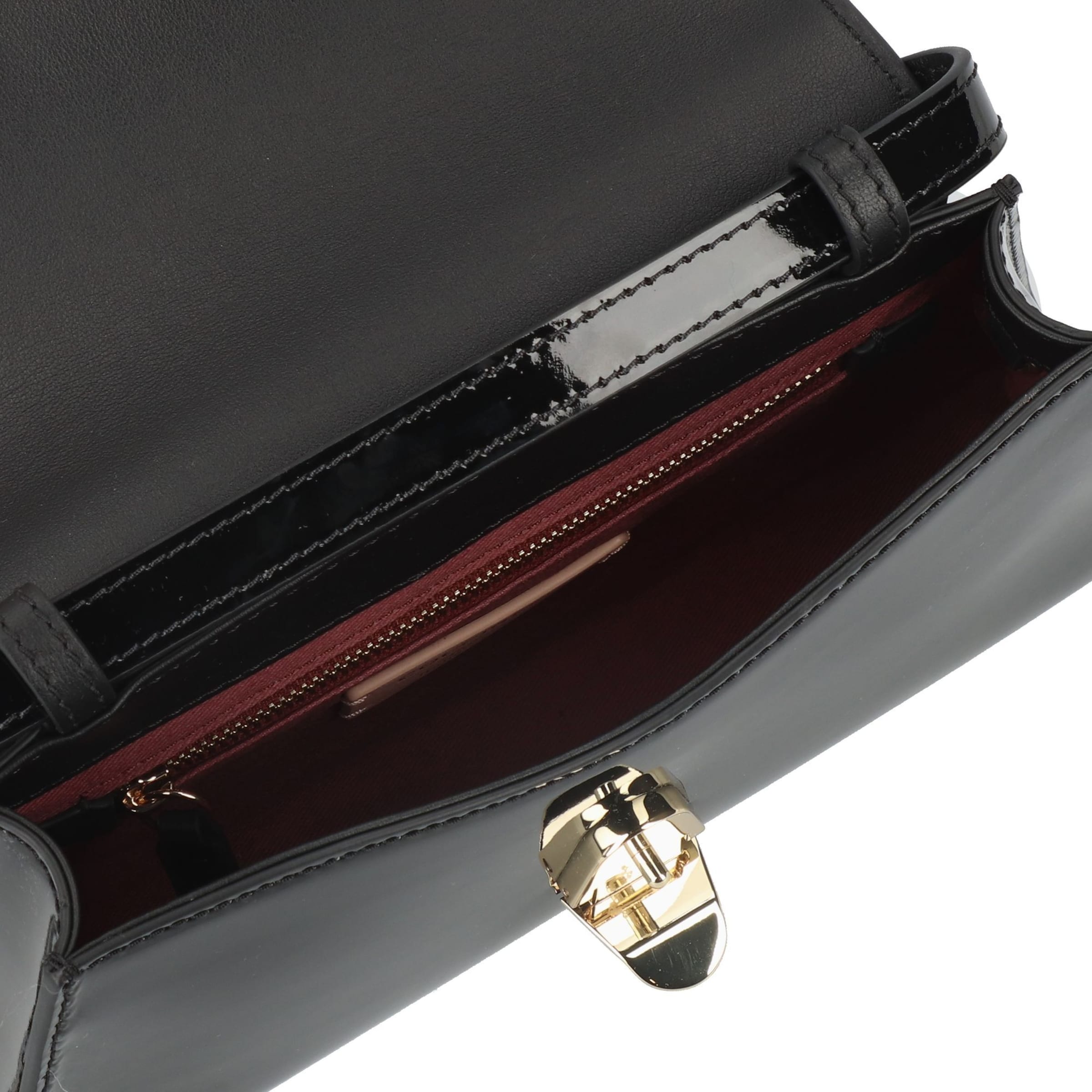 Coccinelle Schoudertas 'Dew' in Zwart