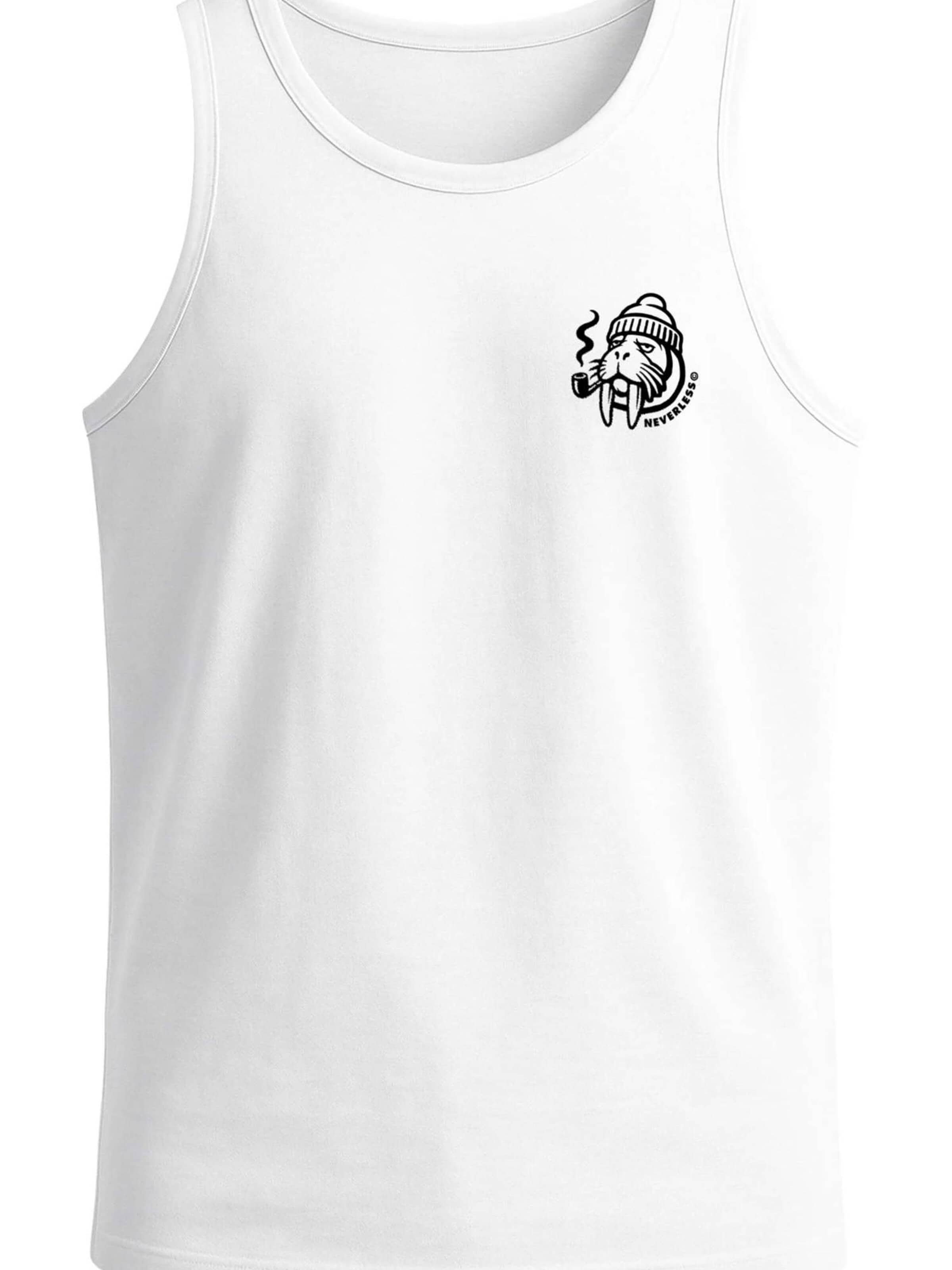Neverless Shirt 'Walross' in White