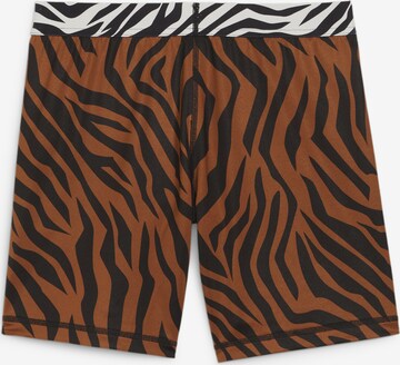 PUMA Skinny Sportbroek 'ANIMAL REMIX 5' in Bruin