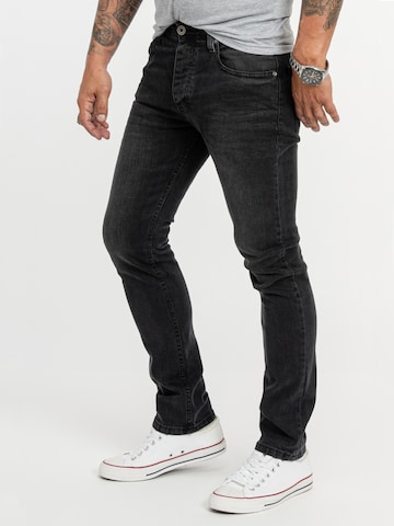 Rock Creek Regular Jeans in Schwarz