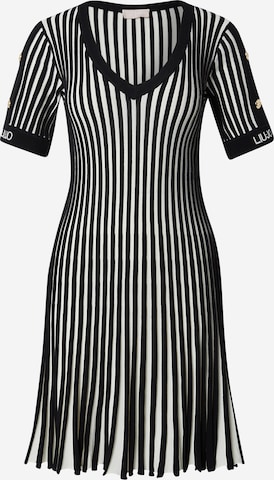 Liu JoPletena haljina 'Maglia' - crna boja: prednji dio