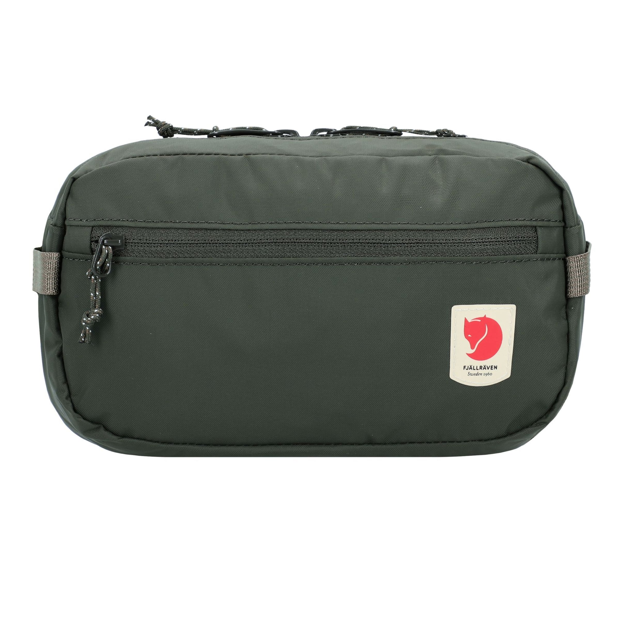 Marsupio 'High Coast' Fjällräven di colore verde scuro, Visualizzazione prodotti