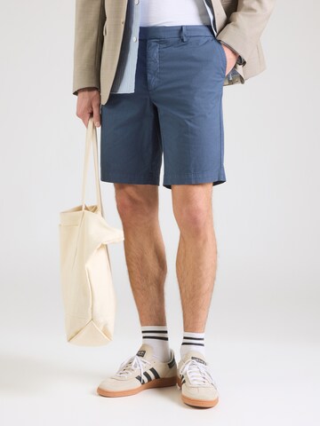 Hackett London Regular Chino in Blauw: voorkant