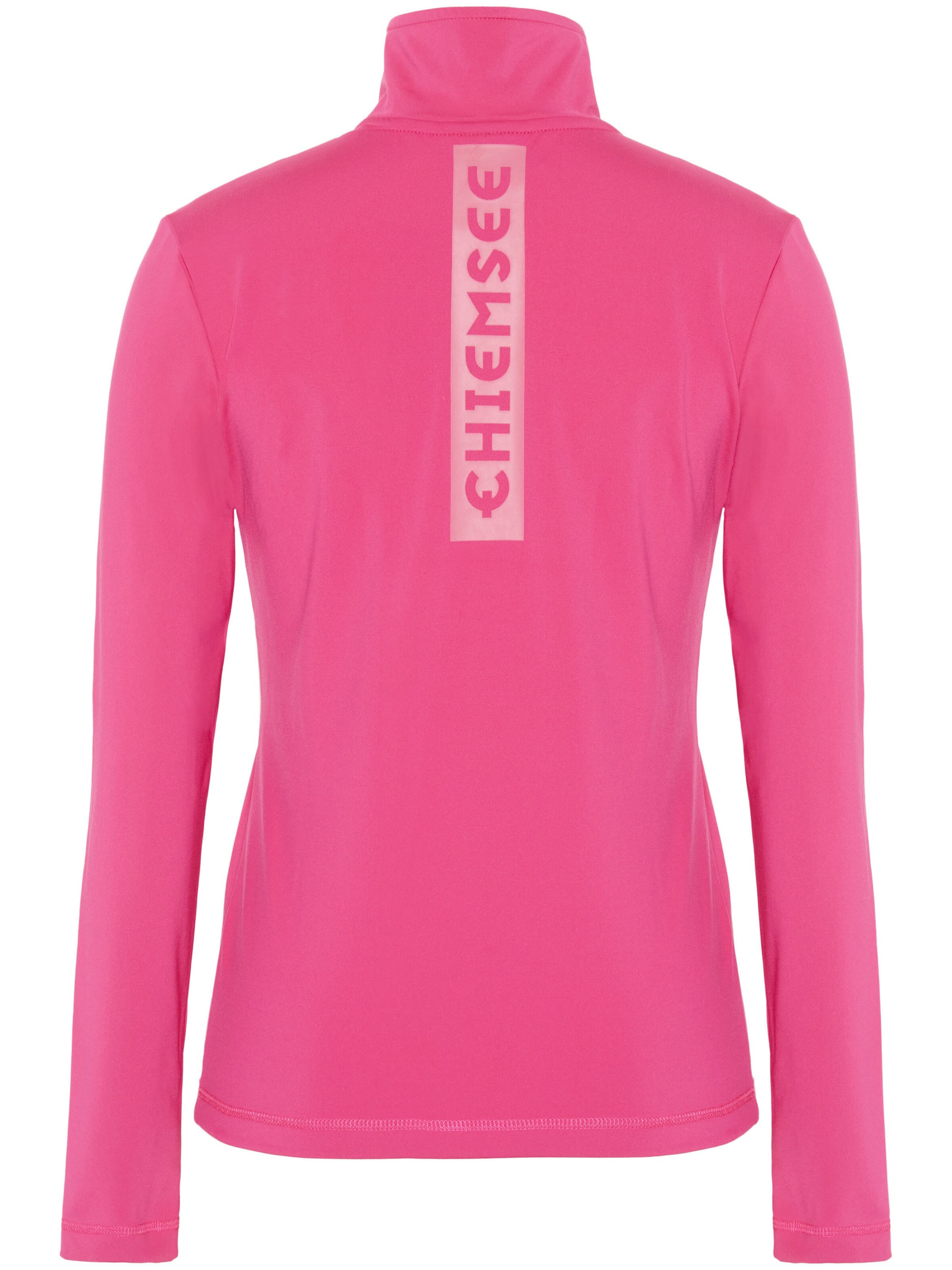 CHIEMSEE Athletic Sweater ' mit kurzem Reißverschluss ' in Pink