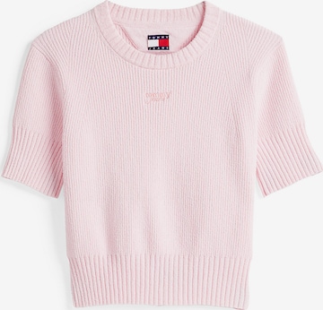 Pull-over Tommy Jeans en rose : devant