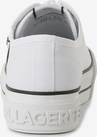 Karl Lagerfeld Låg sneaker i vit