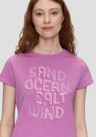 T-shirt QS en violet