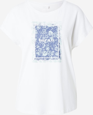 ONLY PLAYTehnička sportska majica 'ONPAub-Mie' - bijela boja: prednji dio