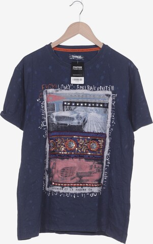 Desigual Shirt in XL in Blue: front