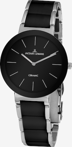 Jacques Lemans Analog Watch in Black: front