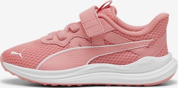 Baskets PUMA en rose : devant