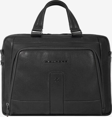 Piquadro Document Bag 'Carl ' in Black: front